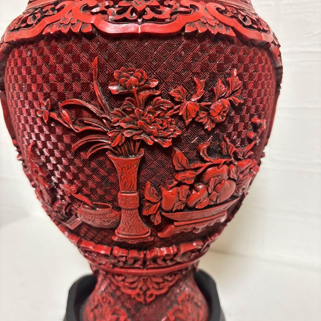 中国美術 アンティーク 祭紅釉 花瓶 301 中国美術アンティーク祭紅釉